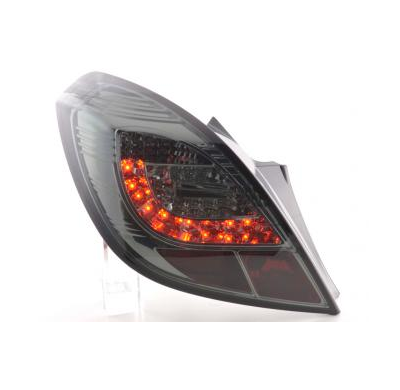 Kit De Pilotos Traseros Led Opel Corsa D 3-Ptas.  06-10, Negro Fk Automotive
