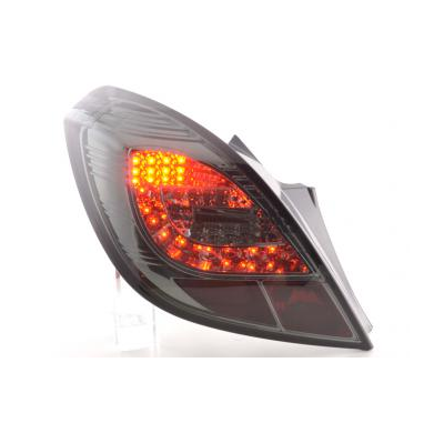Kit De Pilotos Traseros Led Opel Corsa D 3-Ptas.  06-10, Negro Fk Automotive