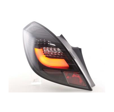 Pilotos Led Juego Opel Corsa D 3-Puertas Bj. 06-10 Negro Fk Automotive