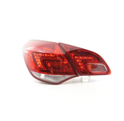 Pilotos Led Opel Astra J Bj. 10- Rojo/Transparente Fk Automotive