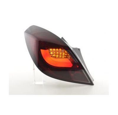 Pilotos Led Opel Corsa D 3-Trg. Bj. 06-10 Rojo/Negro Fk Automotive