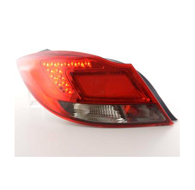Kit De Pilotos Traseros Led Opel Insignia Sedan, Rojo/Negro Fk Automotive