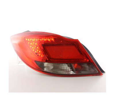 Kit De Pilotos Traseros Led Opel Insignia Sedan, Rojo/Negro Fk Automotive