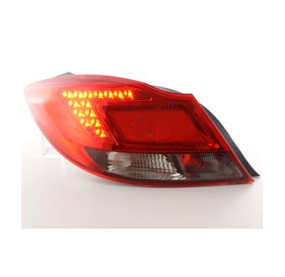 Kit De Pilotos Traseros Led Opel Insignia Sedan, Rojo/Negro Fk Automotive