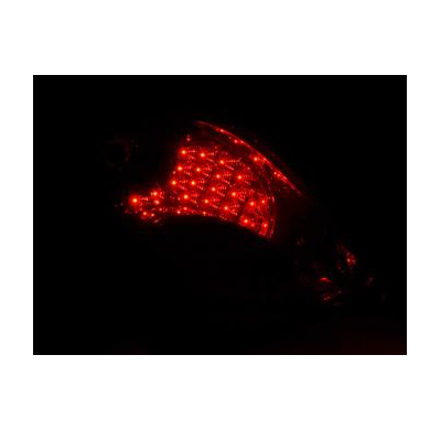 Kit De Pilotos Traseros Led Peugeot 207, Rojo Fk Automotive