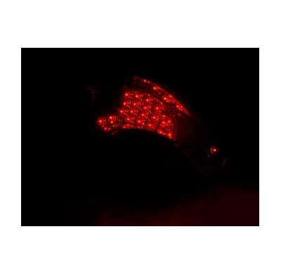 Kit De Pilotos Traseros Led Peugeot 207, Rojo/Negro Fk Automotive