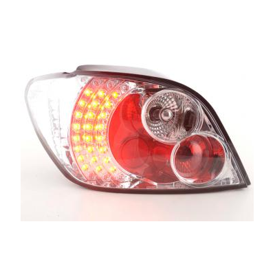 Kit De Pilotos Traseros Led Peugeot 307 Modelo 3rhy/3rfn/3nfu/3rhs/3kfu  01-04 Cromado Fk Automotive