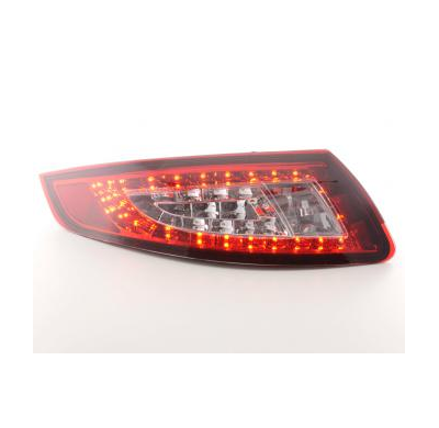 Kit De Pilotos Traseros Led Porsche 911 Modelo 997  05-09, Rojo/Color Claro Fk Automotive