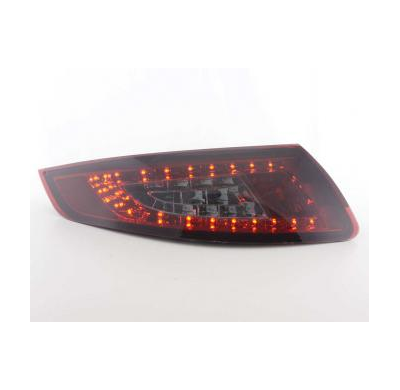 Kit De Pilotos Traseros Led Porsche 911 Modelo 997  05-09, Rojo/Negro Fk Automotive