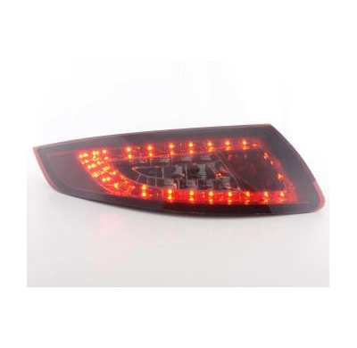 Kit De Pilotos Traseros Led Porsche 911 Modelo 997  05-09, Rojo/Negro Fk Automotive