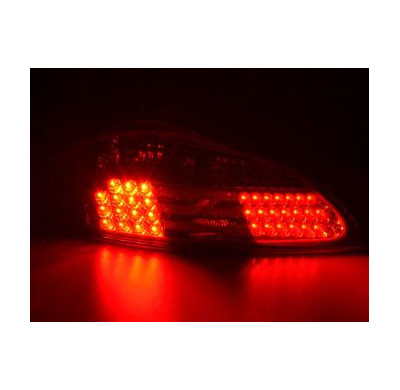 Kit De Pilotos Traseros Led Porsche Boxster Modelo 986  1996-2004 Color Claro/Rojo Fk Automotive