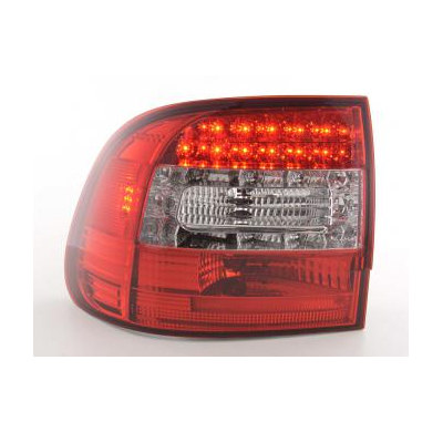 Kit De Pilotos Traseros Led Porsche Cayenne Modelo 955  02-06 Color Claro/Rojo Fk Automotive