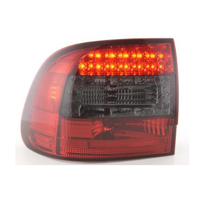 Kit de pilotos traseros LED Porsche Cayenne modelo 955  02-06 rojo/negro Fk automotive