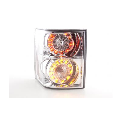 Pilotos Led Land Rover Range Rover Bj. 02-05 Cromado Con Led Intermitente  Fk Automotive
