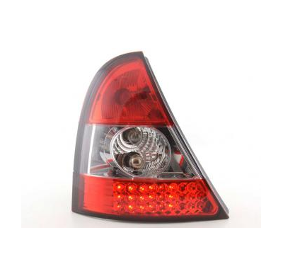 Kit De Pilotos Traseros Led Renault Clio Modelo B  98-01 Color Claro/Rojo Fk Automotive