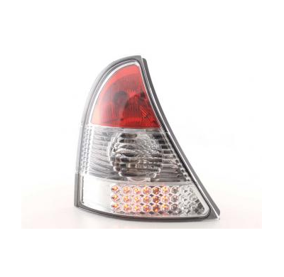 Kit De Pilotos Traseros Led Renault Clio Modelo B  01-04 Cromado Fk Automotive