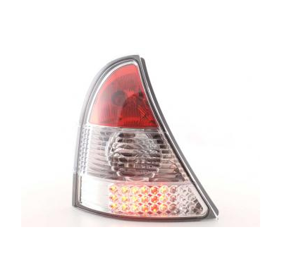 Kit De Pilotos Traseros Led Renault Clio Modelo B  01-04 Cromado Fk Automotive