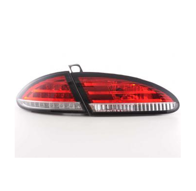 Kit De Pilotos Traseros Led Seat Leon Modelo 1p  05- Rojo/Color Claro Fk Automotive
