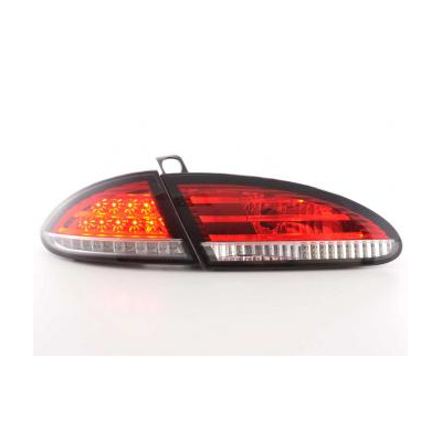 Kit De Pilotos Traseros Led Seat Leon Modelo 1p  05- Rojo/Color Claro Fk Automotive