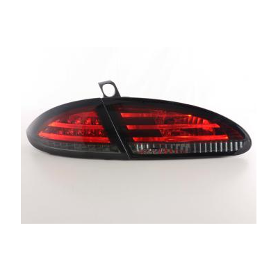 Kit De Pilotos Traseros Led Seat Leon Modelo 1p  05- Rojo/Negro Fk Automotive