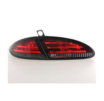 Kit De Pilotos Traseros Led Seat Leon Modelo 1p  05- Rojo/Negro Fk Automotive