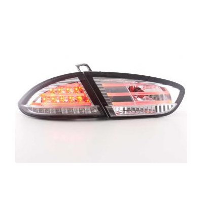 Kit De Pilotos Traseros Led Seat Leon Modelo 1p  09-, Cromado Fk Automotive
