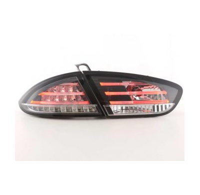 Kit De Pilotos Traseros Led Seat Leon Modelo 1p  09-, Negro Fk Automotive