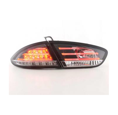 Kit De Pilotos Traseros Led Seat Leon Modelo 1p  09-, Negro Fk Automotive