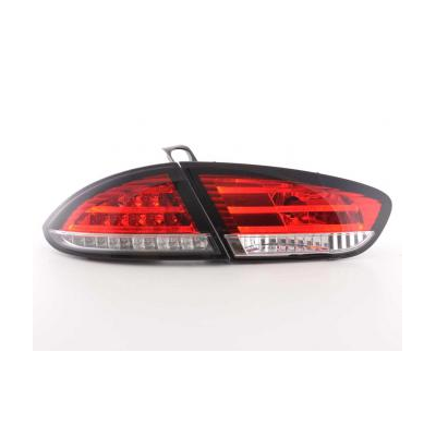 Kit De Pilotos Traseros Led Seat Leon Modelo 1p  09-, Rojo/Color Claro Fk Automotive