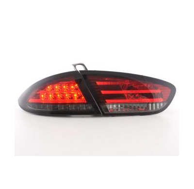 Kit De Pilotos Traseros Led Seat Leon Modelo 1p  09-, Rojo/Negro Fk Automotive