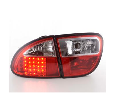 Kit De Pilotos Traseros Led Seat Leon Modelo 1m  1999-2005 Rojo Fk Automotive