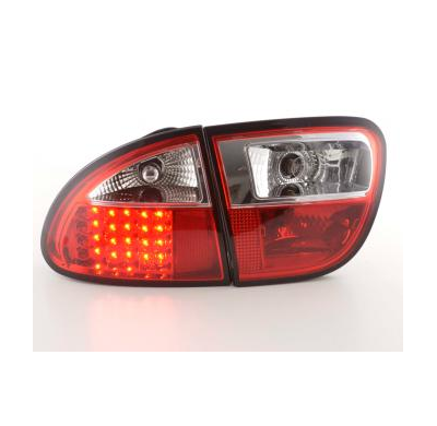 Kit De Pilotos Traseros Led Seat Leon Modelo 1m  1999-2005 Rojo Fk Automotive