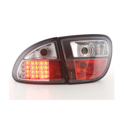 Kit De Pilotos Traseros Led Seat Leon Modelo 1m  1999-2005 Negro Fk Automotive
