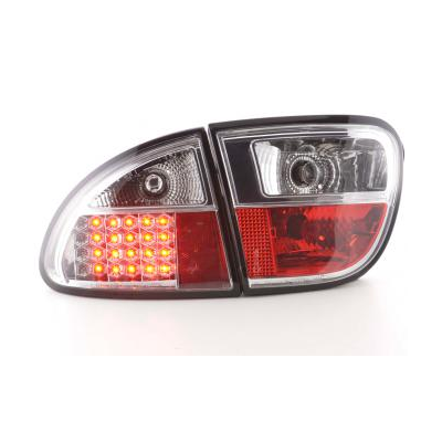 Kit De Pilotos Traseros Led Seat Leon Modelo 1m  1999-2005 Cromado Fk Automotive