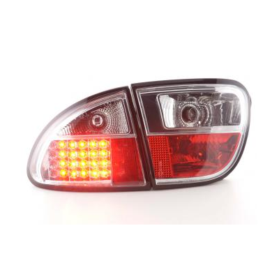 Kit De Pilotos Traseros Led Seat Leon Modelo 1m  1999-2005 Cromado Fk Automotive