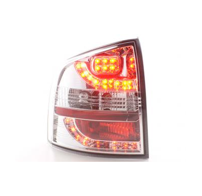Kit De Pilotos Traseros Led Skoda Octavia Combi Modelo 1z  05-, Cromado Fk Automotive