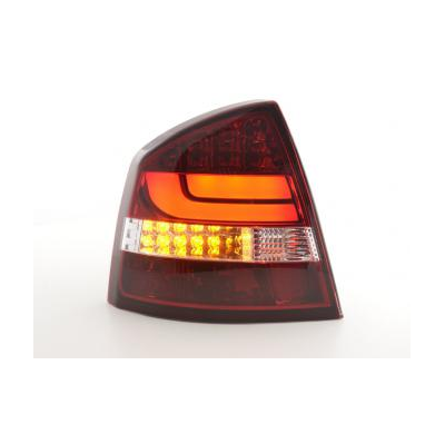 Pilotos Led Skoda Octavia 1z Limo Bj. 05-12 Rojo/Transparente Fk Automotive