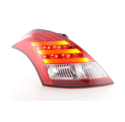 Kit De Pilotos Traseros Led Suzuki Swift  2011-, Rojo/Color Claro Fk Automotive