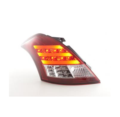 Pilotos Led Suzuki Swift Sport Bj. 11-13 Rojo/Transparente Fk Automotive