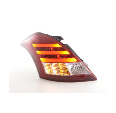 Pilotos Led Suzuki Swift Sport Bj. 11-13 Rojo/Transparente Fk Automotive