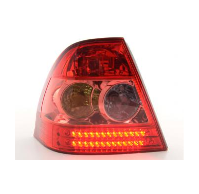 Kit De Pilotos Traseros Led Toyota Corolla Sedan Modelo E12  02-04 Rojo Fk Automotive