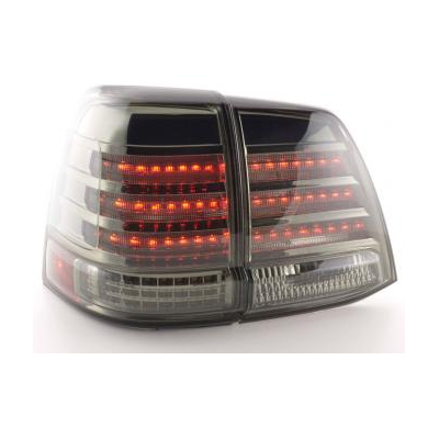 Kit De Pilotos Traseros Led Toyota Land Cruiser Modelo Fj200  07-08 Negro Fk Automotive