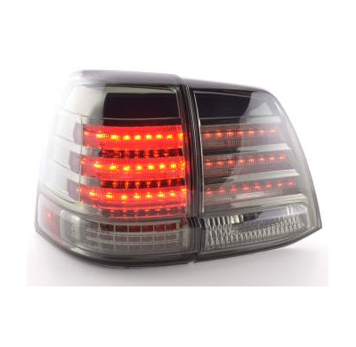 Kit De Pilotos Traseros Led Toyota Land Cruiser Modelo Fj200  07-08 Negro Fk Automotive