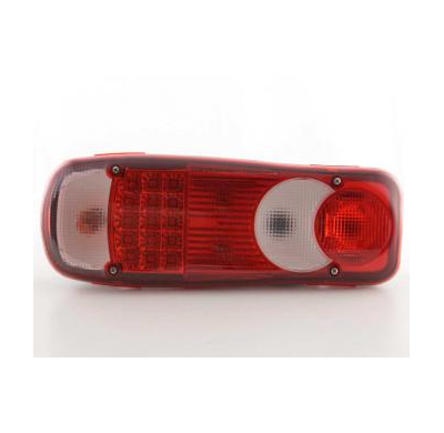 Kit De Pilotos Traseros Led Volvo Truck  06- / Renault Master  98-02 Color Claro/Rojo Fk Automotive