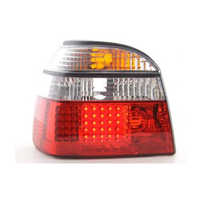 Kit De Pilotos Traseros Led Vw Golf 3 Modelo 1hxo  92-97 Color Claro/Rojo Fk Automotive