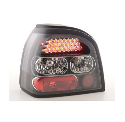 Kit De Pilotos Traseros Led Vw Golf 3 Modelo 1hxo  92-97 Negro Fk Automotive
