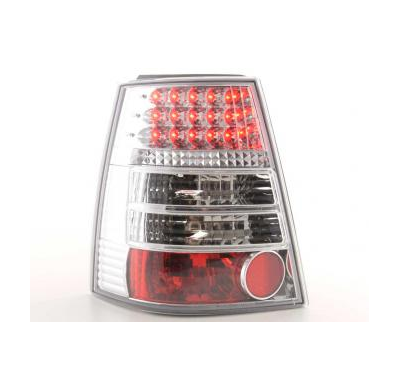 Kit De Pilotos Traseros Led Vw Golf 4 Variant Modelo 1j  99-06 Cromado Fk Automotive