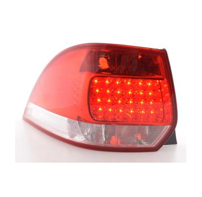 Kit De Pilotos Traseros Led Vw Golf 5 Variant Modelo 1km  07-09 Color Claro/Rojo Fk Automotive