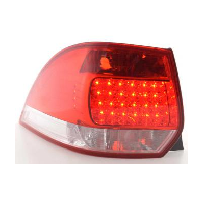 Kit De Pilotos Traseros Led Vw Golf 5 Variant Modelo 1km  07-09 Color Claro/Rojo Fk Automotive