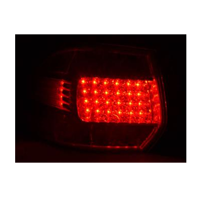 Kit De Pilotos Traseros Led Vw Golf 5 Variant Modelo 1km  07-09 Color Claro/Rojo Fk Automotive